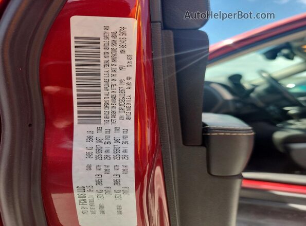 1C4PJMCS2GW118977 2016 JEEP CHEROKEE Red VIN sticker view