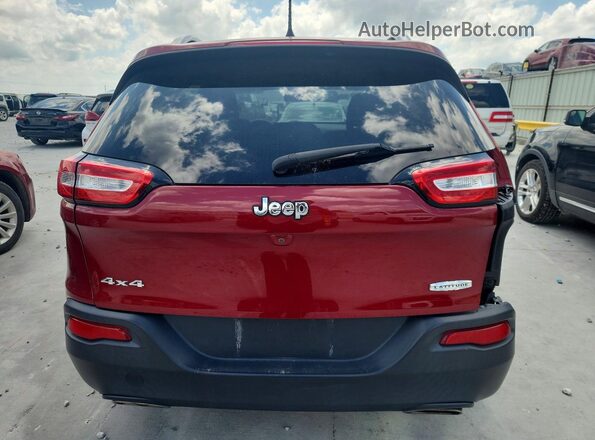 1C4PJMCS2GW118977 2016 JEEP CHEROKEE Red Rear view