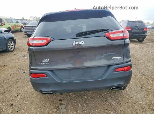 1C4PJMCS2HW620860 2017 JEEP CHEROKEE Gray Rear view