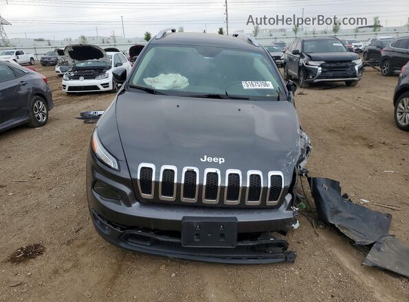 1C4PJMCS2HW620860 2017 JEEP CHEROKEE Gray Front view
