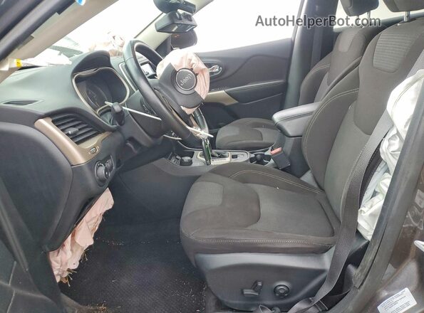 1C4PJMCS2HW620860 2017 JEEP CHEROKEE Gray Front interior view