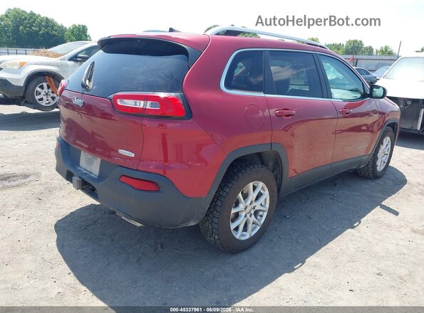 1C4PJMCS4GW102893 2016 JEEP CHEROKEE Burgundy Trasero derecho