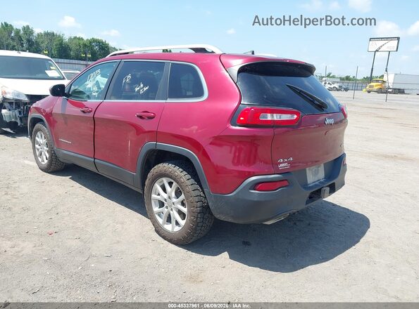 1C4PJMCS4GW102893 2016 JEEP CHEROKEE Burgundy Trasero izquierdo