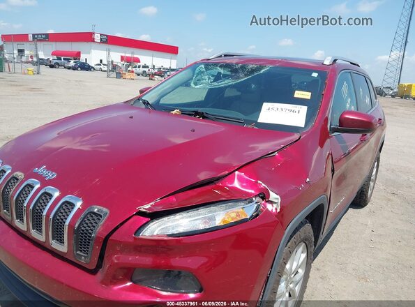 1C4PJMCS4GW102893 2016 JEEP CHEROKEE Burgundy Vista frontal