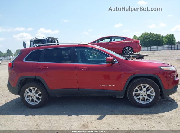 1C4PJMCS4GW102893 2016 JEEP CHEROKEE Burgundy Vista interior trasera