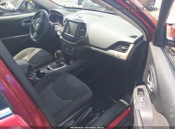 1C4PJMCS4GW148661 2016 JEEP CHEROKEE Red წინა სალონის ხედი