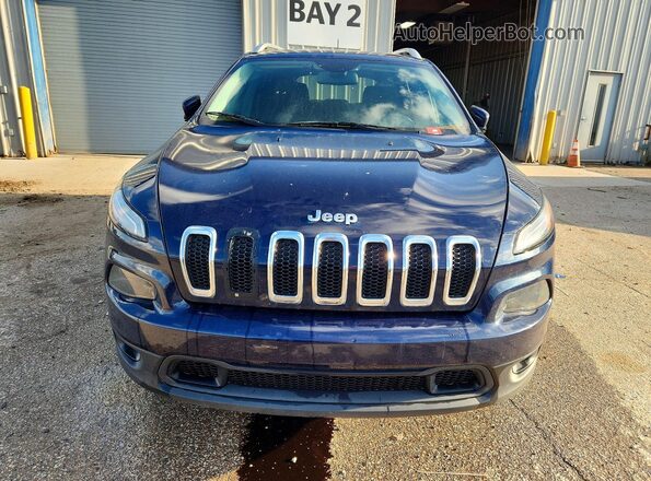 1C4PJMCS4GW253961 2016 JEEP CHEROKEE Синий Вид спереди