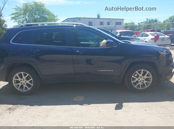 1C4PJMCS4GW322664 2016 JEEP CHEROKEE Blue Widok wnętrza z tyłu