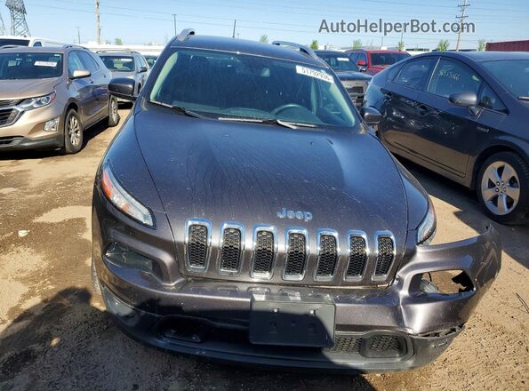 1C4PJMCS4HW590325 2017 JEEP CHEROKEE Gray Front view