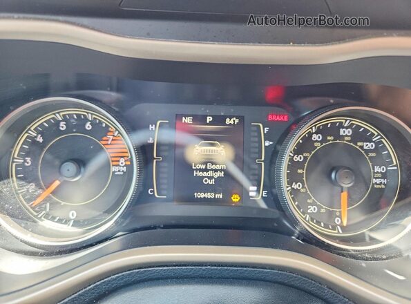 1C4PJMCS5GW277069 2016 JEEP CHEROKEE White ხელსაწყოთა პანელის ხედი