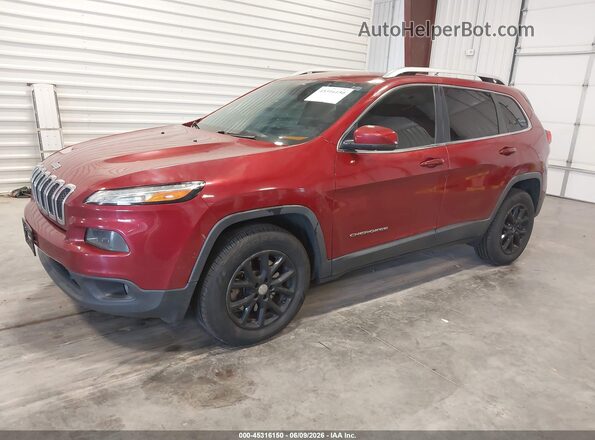 1C4PJMCS5GW283096 2016 JEEP CHEROKEE Red წინა მარცხენა ხედი სამი მეოთხედიდან