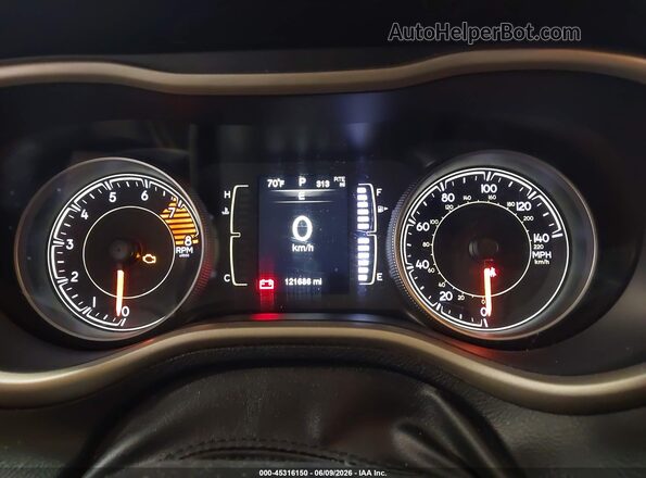 1C4PJMCS5GW283096 2016 JEEP CHEROKEE Red უკანა სავარძლების ხედი