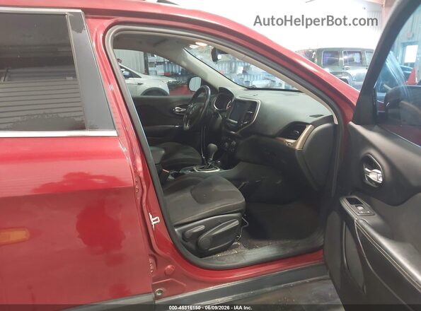 1C4PJMCS5GW283096 2016 JEEP CHEROKEE Red წინა სალონის ხედი