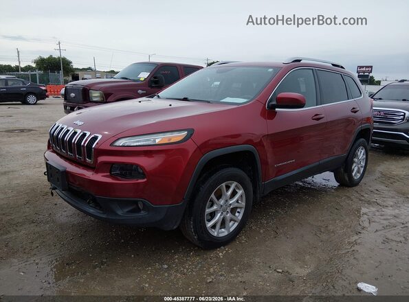 1C4PJMCS5GW373591 2016 JEEP CHEROKEE Red Vista tres cuartos delantera izquierda