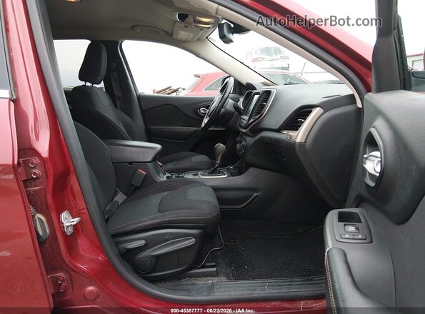 1C4PJMCS5GW373591 2016 JEEP CHEROKEE Red Vista interior delantera