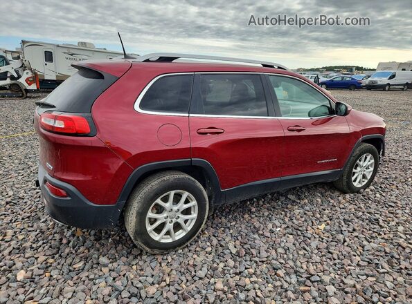1C4PJMCS6HW615306 2017 JEEP CHEROKEE Красный Задняя правая четверть