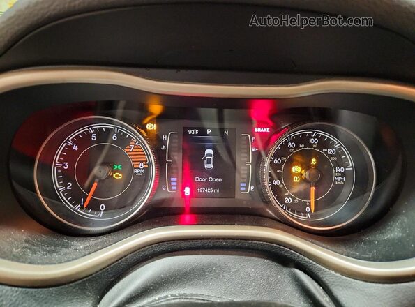1C4PJMCS7GW255218 2016 JEEP CHEROKEE Brown 
