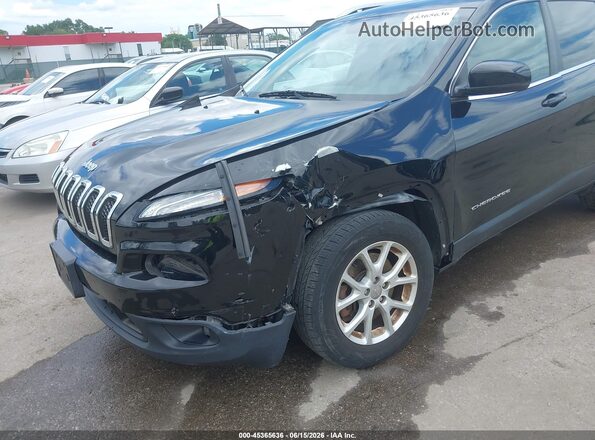 1C4PJMCS7HW612981 2017 JEEP CHEROKEE Black Вид спереду