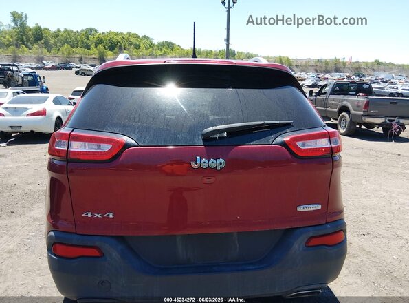 1C4PJMCS8GW154804 2016 JEEP CHEROKEE Red 