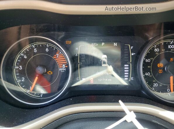 1C4PJMCS8HD213816 2017 JEEP CHEROKEE Gray Սարքավորումների վահանակի տեսք