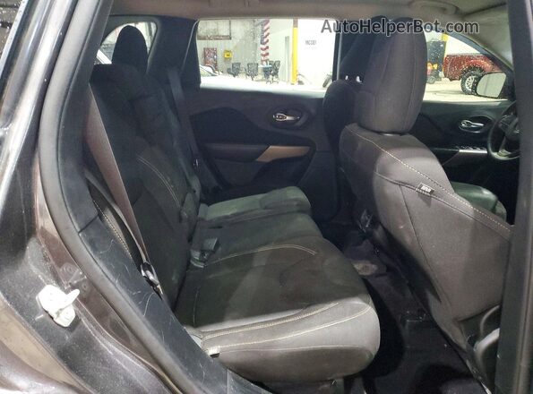 1C4PJMCS8HD227117 2017 JEEP CHEROKEE Charcoal Rear interior view