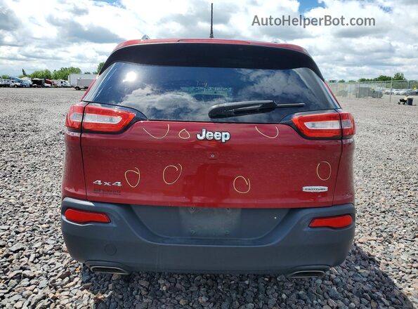 1C4PJMCS9GW101156 2016 JEEP CHEROKEE Red Вид ззаду