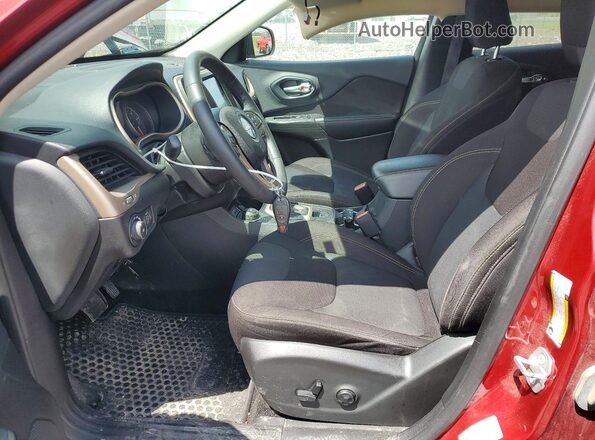 1C4PJMCS9GW101156 2016 JEEP CHEROKEE Red Вид салону спереду