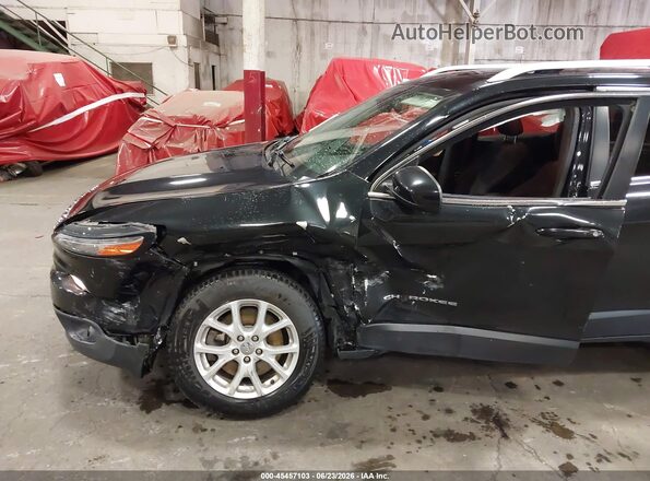 1C4PJMCS9GW148624 2016 JEEP CHEROKEE Black Front view