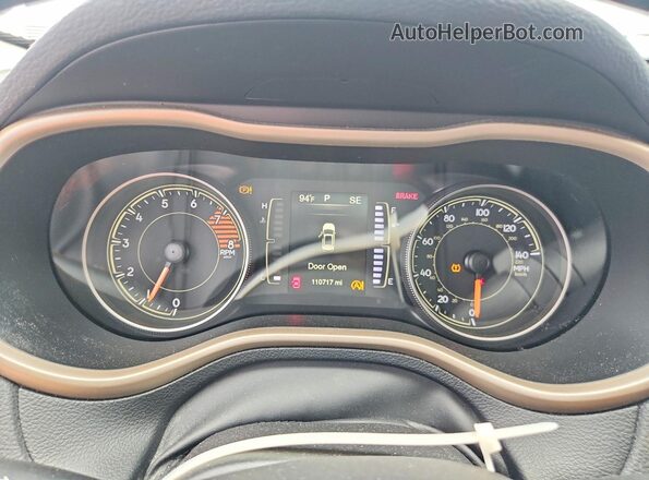 1C4PJMCS9HW509741 2017 JEEP CHEROKEE Blue Widok zestawu wskaźników