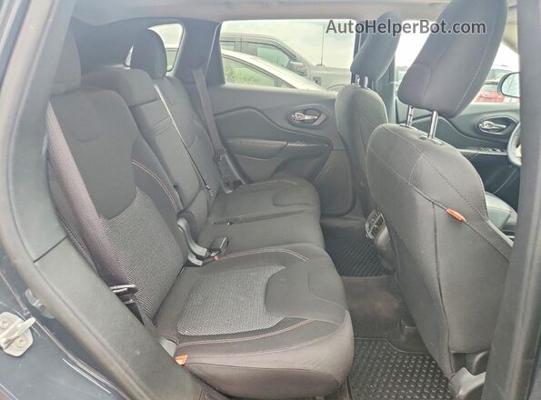 1C4PJMCS9HW509741 2017 JEEP CHEROKEE Blue Widok tylnych siedzeń