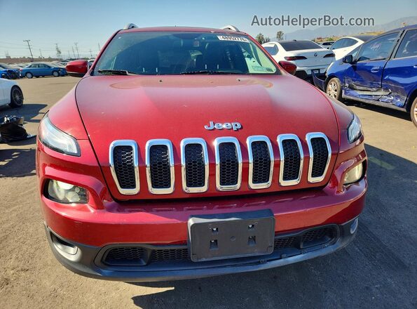 1C4PJMCS9HW595102 2017 JEEP CHEROKEE Burgundy Front view