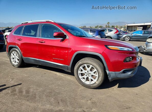 1C4PJMCS9HW595102 2017 JEEP CHEROKEE Burgundy Front right