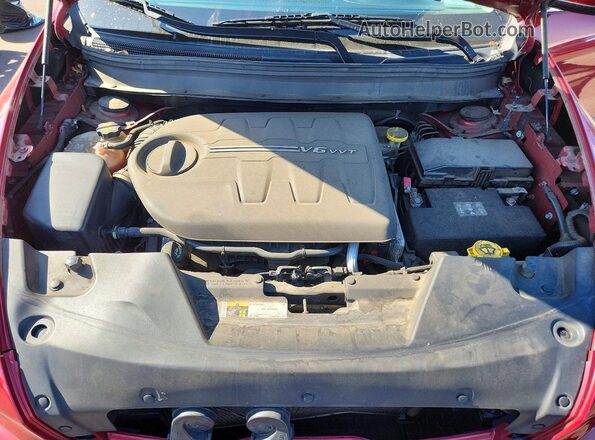 1C4PJMCS9HW595102 2017 JEEP CHEROKEE Burgundy Engine compartment view