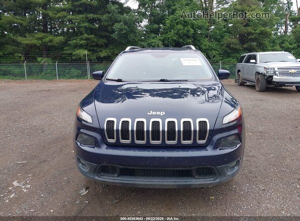 1C4PJMCSXGW219572 2016 JEEP CHEROKEE Blue Widok zestawu wskaźników