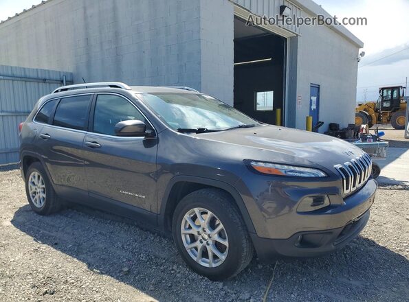 1C4PJMCSXHW579751 2017 JEEP CHEROKEE Серый Передняя правая четверть