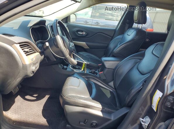 1C4PJMCSXHW579751 2017 JEEP CHEROKEE Серый Вид салона спереди