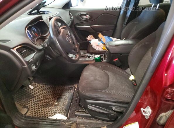 1C4PJMCX3KD128210 2019 JEEP CHEROKEE Red Widok wnętrza z przodu