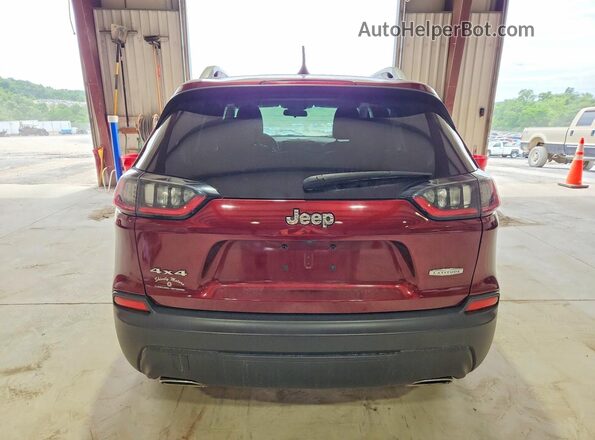1C4PJMCX3KD288507 2019 JEEP CHEROKEE Burgundy უკანა ხედი