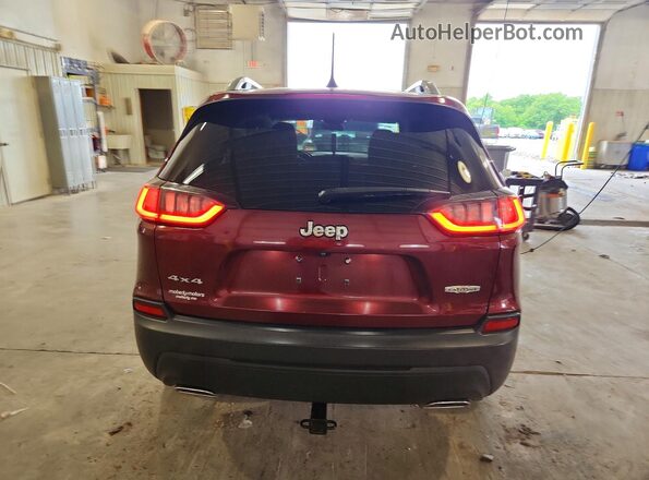 1C4PJMCX7KD418045 2019 JEEP CHEROKEE Maroon Widok z tyłu