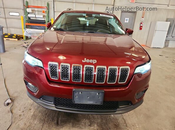 1C4PJMCX7KD418045 2019 JEEP CHEROKEE Maroon Widok z przodu