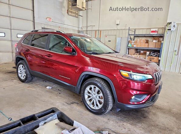 1C4PJMCX7KD418045 2019 JEEP CHEROKEE Maroon Przód prawy