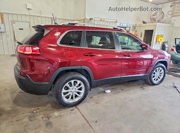 1C4PJMCX7KD418045 2019 JEEP CHEROKEE Maroon Tył prawy