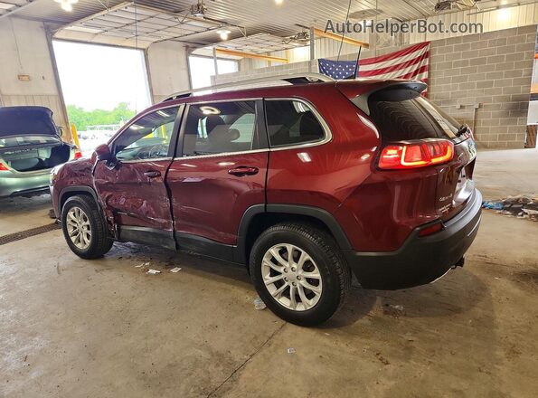 1C4PJMCX7KD418045 2019 JEEP CHEROKEE Maroon Tył lewy