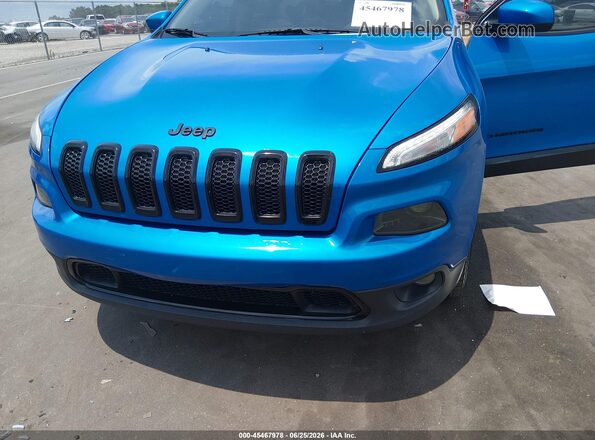 1C4PJMCX8JD549791 2018 JEEP CHEROKEE Синий Вид спереди