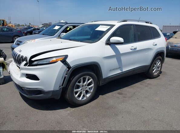 1C4PJMCX9JD541246 2018 JEEP CHEROKEE Белый Передняя левая четверть