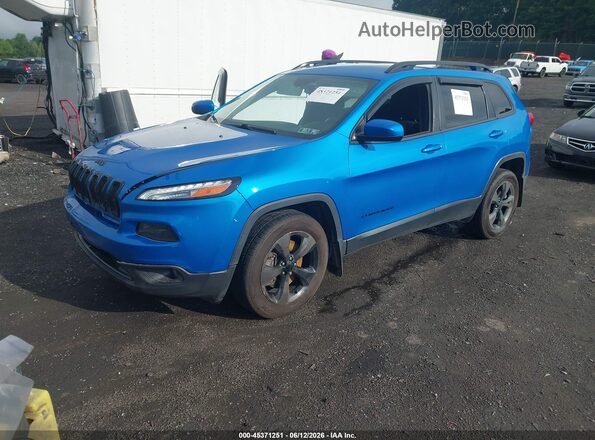 1C4PJMCX9JD546799 2018 JEEP CHEROKEE Blue Vista tres cuartos delantera izquierda