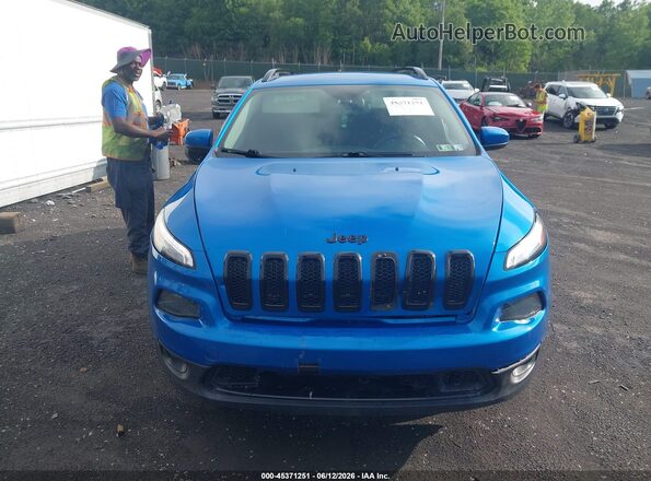 1C4PJMCX9JD546799 2018 JEEP CHEROKEE Blue Vista del cuadro de instrumentos