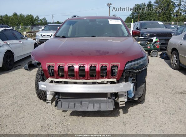 1C4PJMCX9KD281903 2019 JEEP CHEROKEE Бордовый Вид задней части салона