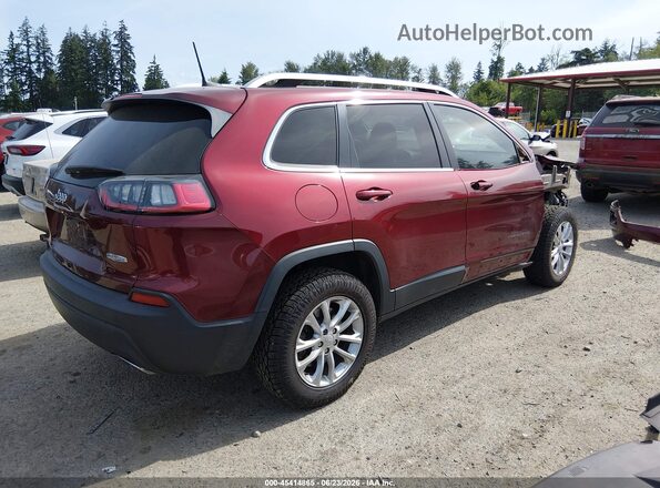 1C4PJMCX9KD281903 2019 JEEP CHEROKEE Бордовый Задняя правая четверть