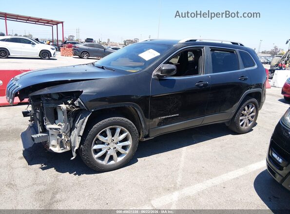 1C4PJMDB0GW337564 2016 JEEP CHEROKEE Black Front left